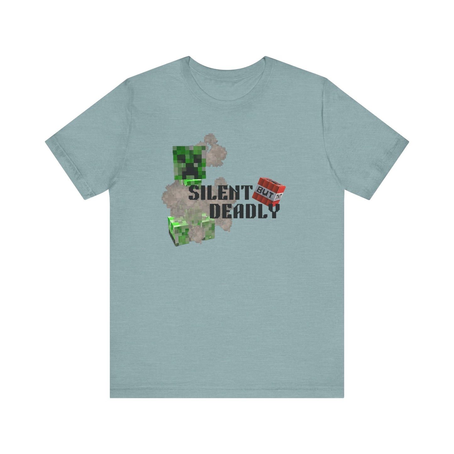 Minecraft Inspired Unisex Jersey Tee - Silent but Deadly Edition