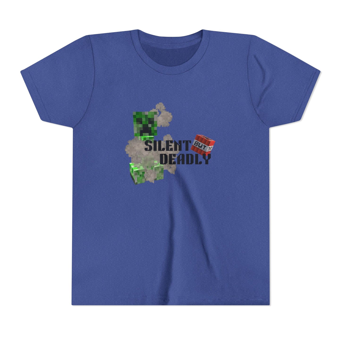 Silent Deadly Youth Short Sleeve Tee - Fun Minecraft-Inspired Shirt for Kids