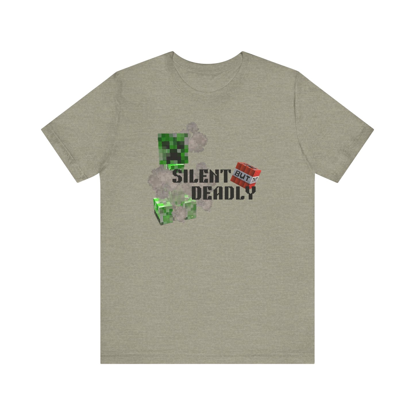Minecraft Inspired Unisex Jersey Tee - Silent but Deadly Edition