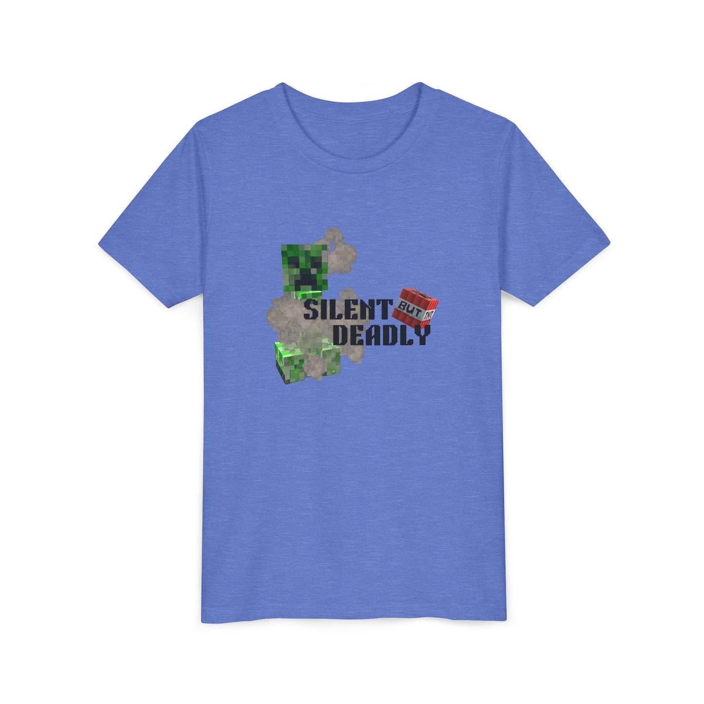 Silent Deadly Youth Short Sleeve Tee - Fun Minecraft-Inspired Shirt for Kids