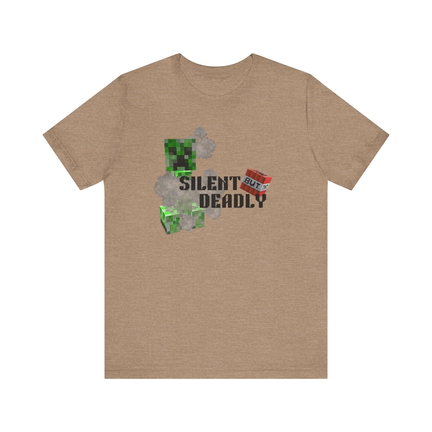 Minecraft Inspired Unisex Jersey Tee - Silent but Deadly Edition