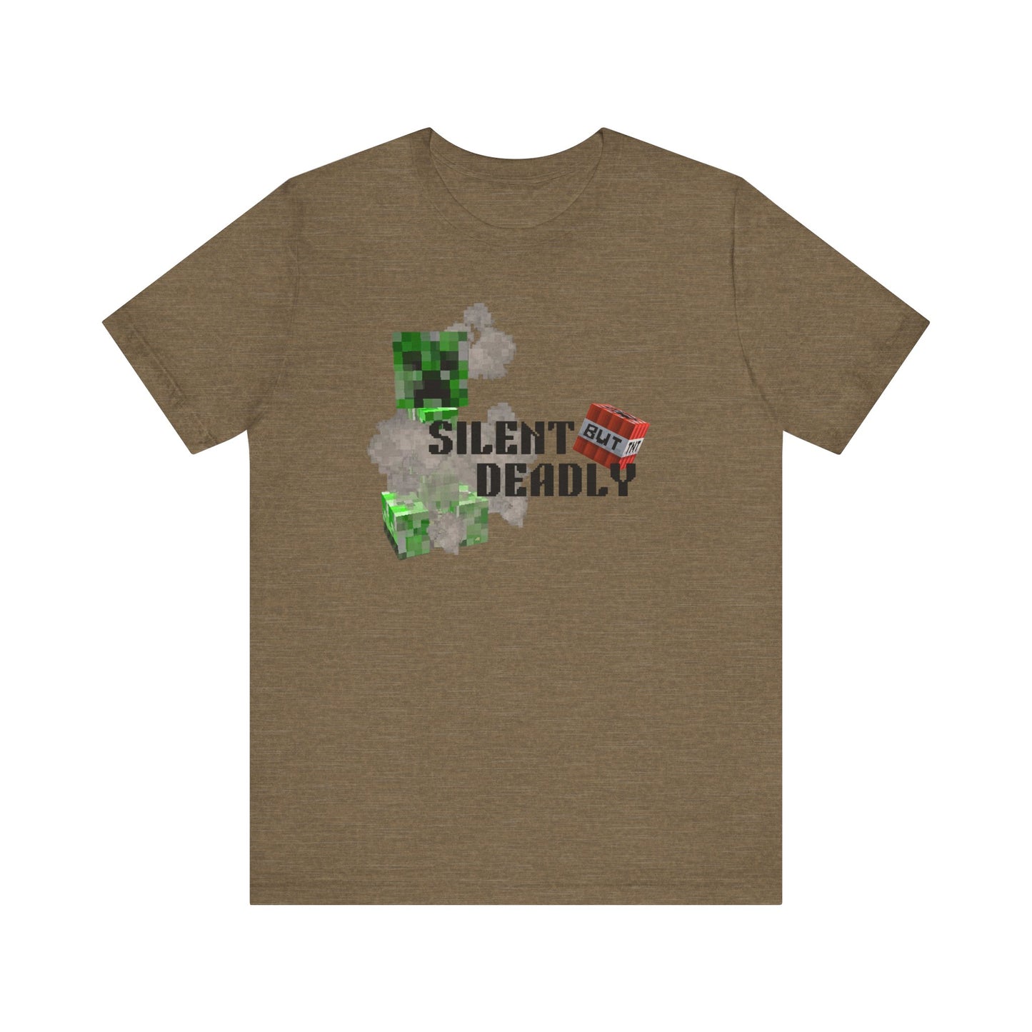 Minecraft Inspired Unisex Jersey Tee - Silent but Deadly Edition
