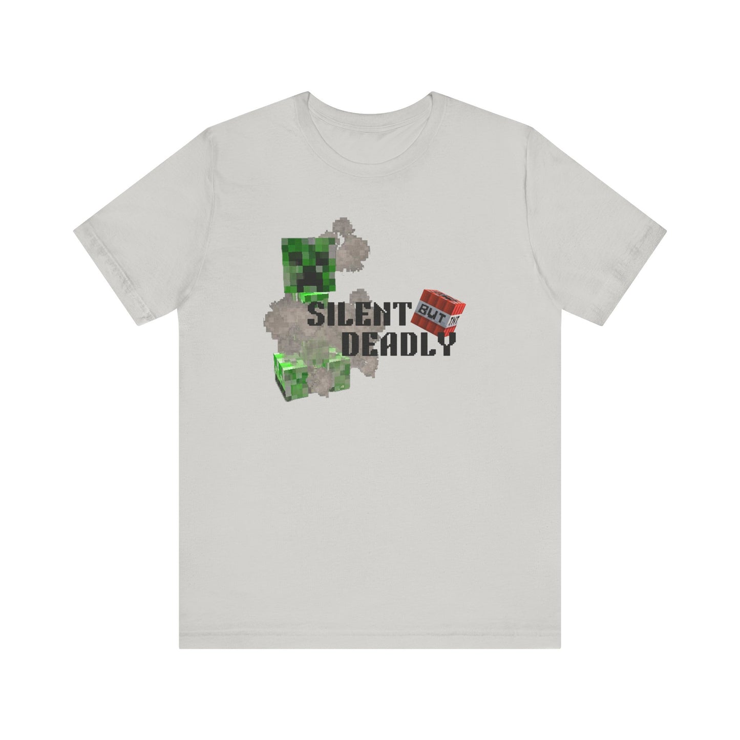 Minecraft Inspired Unisex Jersey Tee - Silent but Deadly Edition